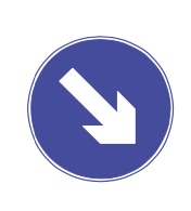 keep right